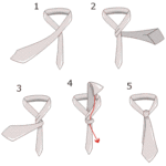 Hacer nudo corbata
