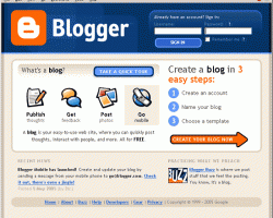 Como puedo crear un blog en Internet con Blogger