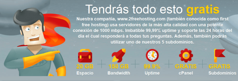 Como tener una cuenta gratuita en 2freehosting