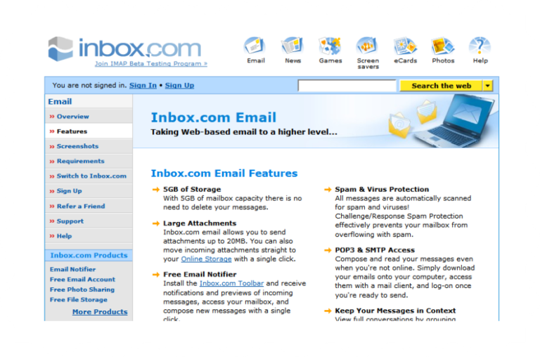 Como crear una cuenta de tu correo en Inbox en Español
