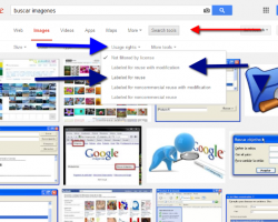 Como encontrar imágenes de libre distribución en Google