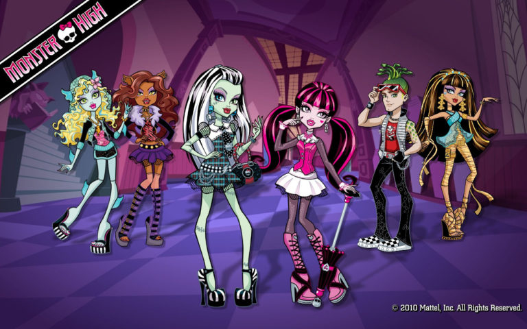 Aprender los personajes de monster high